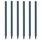 6 PCS Blue Pencils