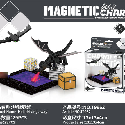 Building Blocks Zoo Magnetic World Series Educational Puzzle Toys for Boys & Girls Children's Playset gift