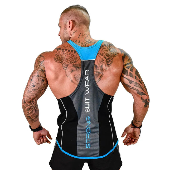 2026 New Male Cotton clothing Fashion Singlet vest  Mens Bodybuilding Tank top Gyms Fitness sleeveless shirt Gym t-shirt man