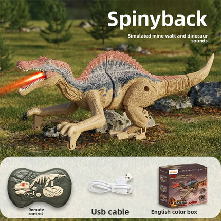 Children's Remote-controlled Velociraptor Tyrannosaurus Rex 2.4G Five Way Simulation Sound And Light Electric Mini Remote-contro