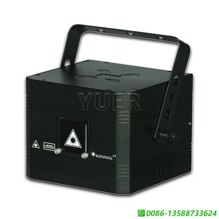 RGB Laser 1W 2W 3W 5W Animation Beam Effect Projector RJ45 DMX Interface ILDA Scanner Xmas Stage Lighting For Family Party Dj