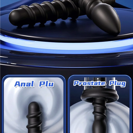 2026 New Electric Smart Vibrating Anal Plug Rosebud Pump Vacuum Sucking Massage Prostate ButtPlug Adult Sex Toys For Man Women