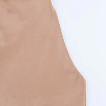 JNLEAOG Autumn New Women's Faion Design Silk Satin Feel Hanging Ne Dr European Sle Bal Slim Fit Polyester Velvet
