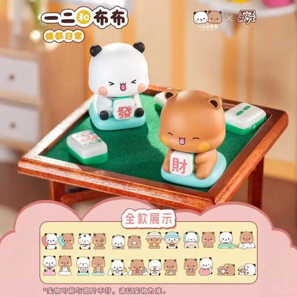 Genuine Yier And Bubu Daily Life Series Blind Box Kawaii Bubu Dudu Figure Desk Decor Ornament Surprise Box Birthday Gift