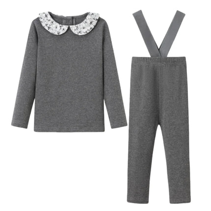 Clearance sale AS AW25 Grey denim collection + jersey ribbing family matching clothes boys girls clothing
