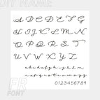 SMTBLKZ-FR  Font / Gold Color