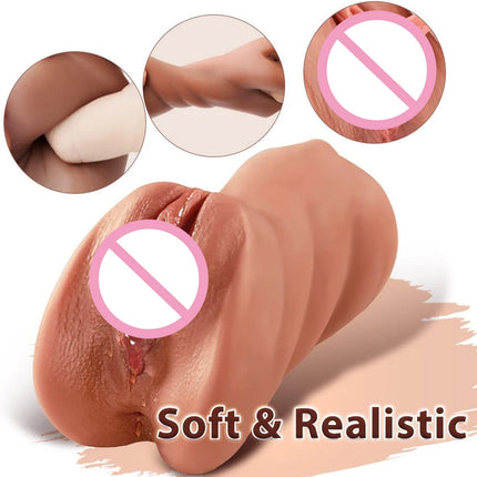 Men's sex toys Aircraft Cup Male Masturbation Oral Vaginal and Anal Masturbator Soft Vagina Sexual Toy Adult Masturbation Pussy