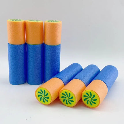 4/6pcs/Set EVA Foam Water Guns Water Blaster for Kids Shooter Portable Water Cannon Toys Children Beach Bath Room Baby Bath Toys
