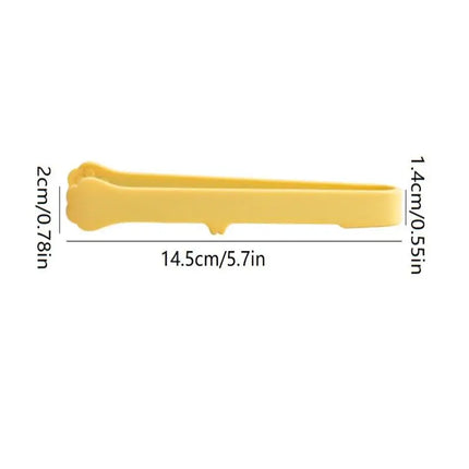 Cat Paw Silicone Food Tongs Non Slip Handle BBQ Bread Ice Clip Cute Kitchen Cooking Accessory