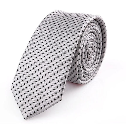 5cm Narrow Tie Fashionable Trend Tie Striped Polka Dot Flower Pattern Tie Student Personalized Accessory Casual Daily Matching
