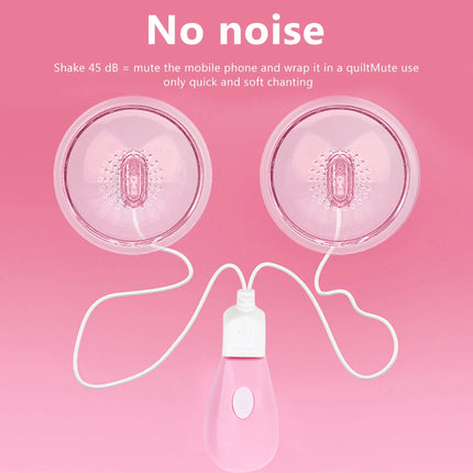 Nipple Vibrator for Women 10 Frequency Vibration nipple breast augmentation device breast pump female tongue licking massage 18+