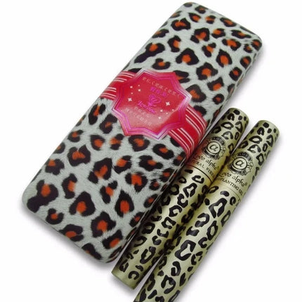 1 Set / 2 Pcs High Quality Love Alpha 3D Fiber Lashes Mascara Rimel Makeup Set Maquiagem Wild Leopard Waterproof Double Mascara