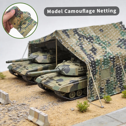 Military Camouflage Net Disguise Net for Scale Diy Model Making/Tank Vehicle Kits/Landscape/Dioramas Supplies/Decoration 1pc