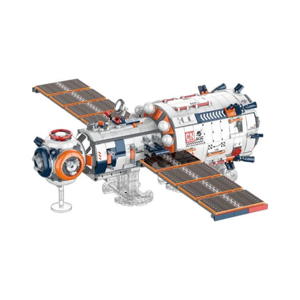 JAKI children's building block toy set space aerospace exploration series space core module space station building toys
