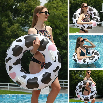 Adult Swimming Ring, Cow Double Airbag, Swimming Ring, Armpit Ring, Life Buoy, Water Inflatable Toy. Pool Accessories