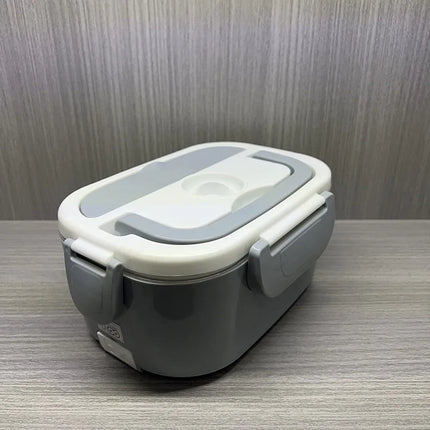 2026 Dual Voltage Electric Lunch Box, 304 Stainless Steel, Car & Home Use, Heating & Insulation
