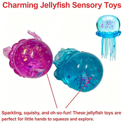 NeeDoh Squish Toy Soft Jelly Squeeze Sensory Fidget Toy Stress Relief Slow Rising Squishy Stress Ball Stretchy Desk Travel Gift