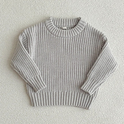 Autumn Baby Boys Girls Knit Sweater Clothes Toddler Infant Kids Knitwear Cotton Soft Winter Long Sleeve Baby Pullover Tops 0-6Y