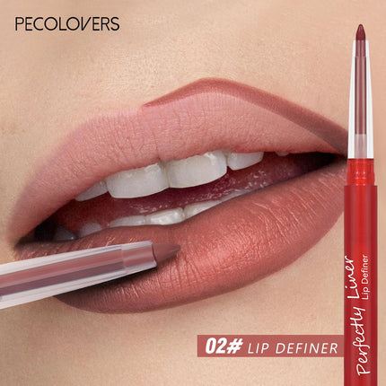 1PC Rich Pigmented, Waterproof, Silky, Durable, Non-stick Cup, Creamy Matte Lip Liner, Perfect for Date and Daily Use