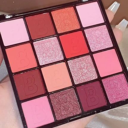 Miss Lara Eyeshadow Palette Matte Glitter Pearlescent Powder Delicate Longlasting Shimmer Waterproof Sweatproof For Eyes Makeup