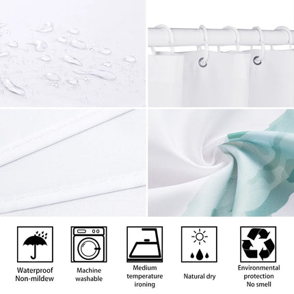 Y2K Vintage Halloween Shower Curtain Set Blush, Heavy Duty Waffle Fabric, Creepy Gothic Skeleton Skulls Bats Fun Cute