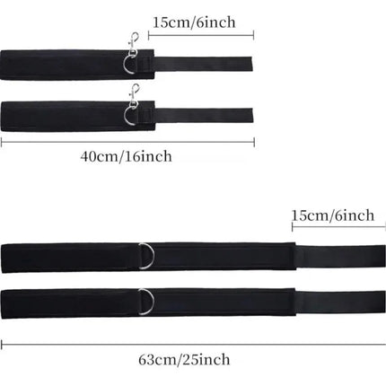 Adjustable Adult SM Hand And Leg Straps Restraints for Couples BDSM Sex Toys for Men Women Erotic Games Restraints Bondgae