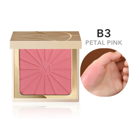 IMAGIC Brightening Highlighter&Cheek Blush Palette Professional Brighten 8-Color Repair Smooth Oil-Control Natural Pressed Makeu