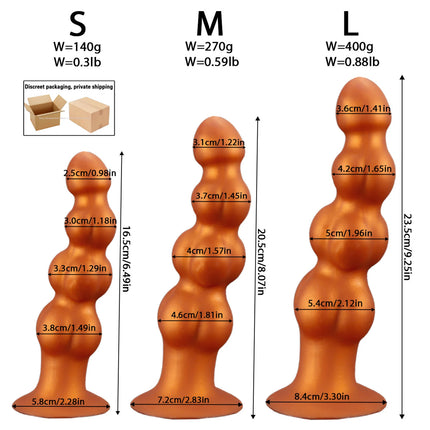 NEW Big Anal Plug Long Anal Beads Balls Dildo Training Kit Butt Plug Suction Cup Lesbian Gay Sex Toys for Women Men Buttplug 18+