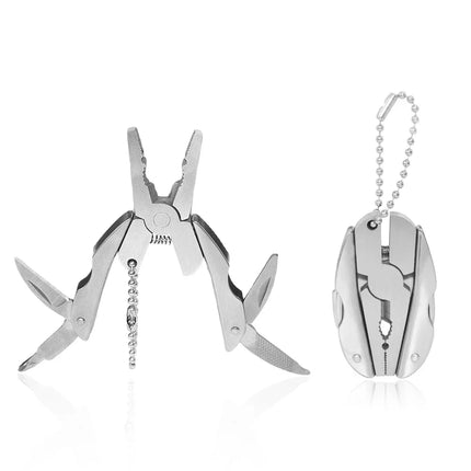 Mini Lightweight Multifunctional Turtle Back Pliers Portable Beetle Pliers Folding Pocket Tool for Outdoor Hiking & Keychain Use