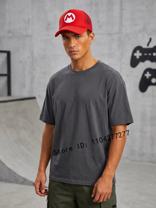 Cartoon Bros Embroidery Baseball Cap Adjustable Casual Sun Hat Hip Hop Caps Men Women Christmas Cosplay Party Gift ﻿