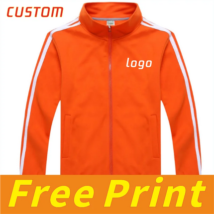 Customized logo logos for men's and women's outdoor sportswear, spring and autumn cardigans, jackets, personalized customization
