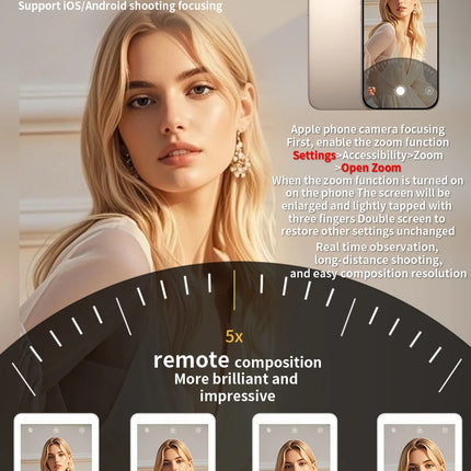 High-Definition Projection  Experience crystal-clear self-shooting with our high-definition projection device