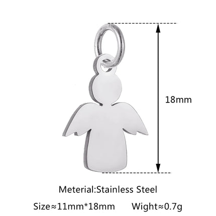 5pcs/Lot Stainless Steel Hollow Animal Cat Or Dog Claw Charm For DIY Necklace Bracelet Earrings Jewelry Accessories Pendants