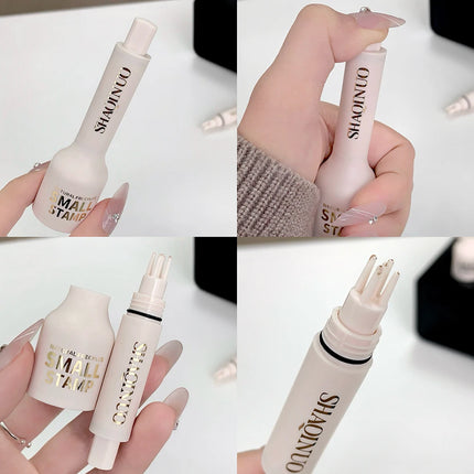 Liquid Air Cushion Freckle Stamp Pen SHAQINUO Five-point Head Freckle Natural Simulation Fake Dot Spot Pen Waterproof Lasting