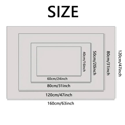 Living Room Carpet Abstract Airport Runway Patterns Carpets Machine-washable Floor Mat Anti-slip Soft Study and Bedroom Rug