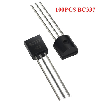 100PCS 2N2222 Transistor TO-92 2N2907 2N3904 2N3906 A1015 BC327 BC337 C1815 S8050 S8550 PNP NPN Transistors Kit
