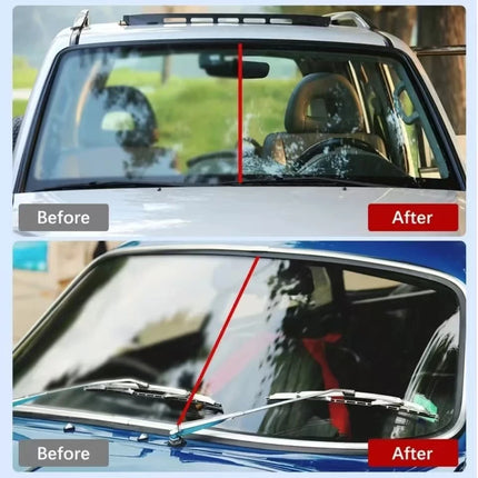 Automotive Car Oil Film Cleaning Brush Car Glass Oil Film Cleaner Hydrophobic Windshield Oil Film Remover for Car Window