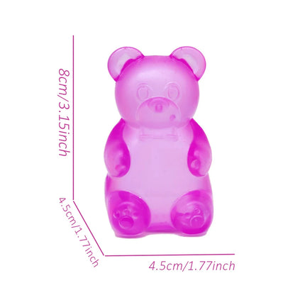 Nee DoH Nice Cube, Cute Bear Maltose, Stress Resistant Toy That Relieve Anxiety, Relax And Grip Desktop Decorative With Box Gift