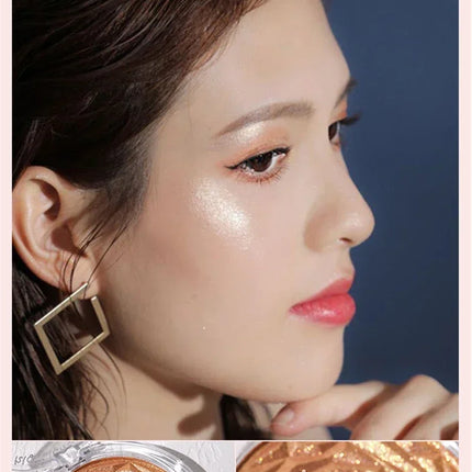 6 Colors Diamond Highlighter Powder Palette Glitter Face Contour Brighten Makeup Shimmer Ultra-concentrated Illuminate Cosmetic