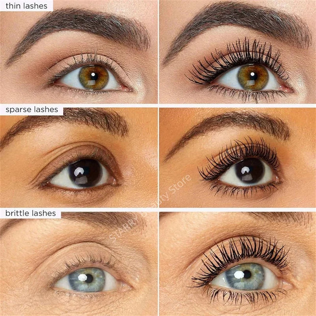 Eyelashes Lengthening Mascara Waterproof Long Lasting Silky Lash Black Eyelash Extension Makeup Beauty Eye Korean Cosmetic
