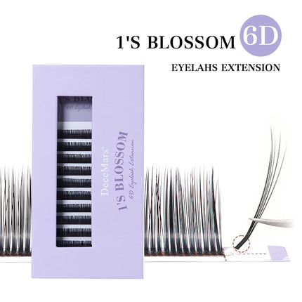 DeceMars 1'S Blossom 3D 5D 6D Eyelash Extension for Makeup