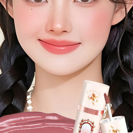 Cherry Red Liquid Blush Stick Creamy Cheek Tint Silky Matte Finish Longwear Hydration Brighten Contour Makeup Cosmetics