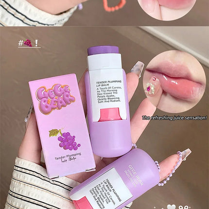 Gegebear Delicate and Moisturizing Lip Balm, Colorless Lip Care, Summer Moisturizing and Hydrating, Lipstick Primer, Lip Balm for Beauty, Moisturizing and Repairing, Anti-Dry and Anti-Cracking, Refreshing and Non-Sticky, Long