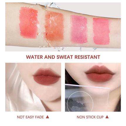 New Cotton Swab Lip Gloss Tattoo Lipstick Velvety Waterproof Matte Lip Gloss Portable Lip gloss Women Use Of Vacation Tourism
