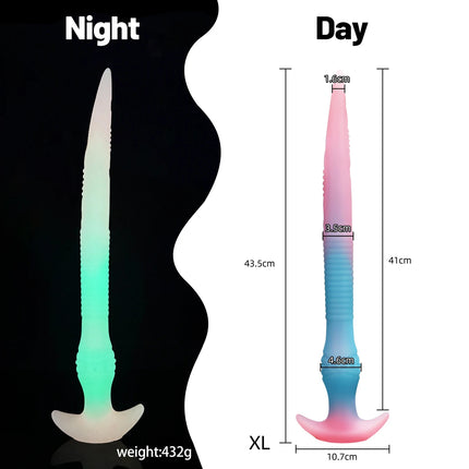 Soft Liquid Silicone Long Tentacles Anal Plugs Suitable for All Players As an Adult Sex Toy Vaginal and Anal Stimulating Device