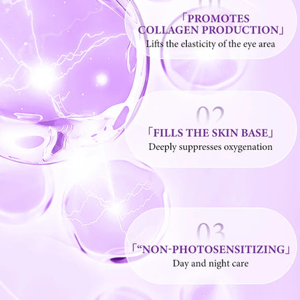 Instant Eye Bag Removal Cream Retinol Anti-Wrinkle Firming Skin Fade Fine Lines Anti Dark Circle Puffiness Brighten Eye skinCare