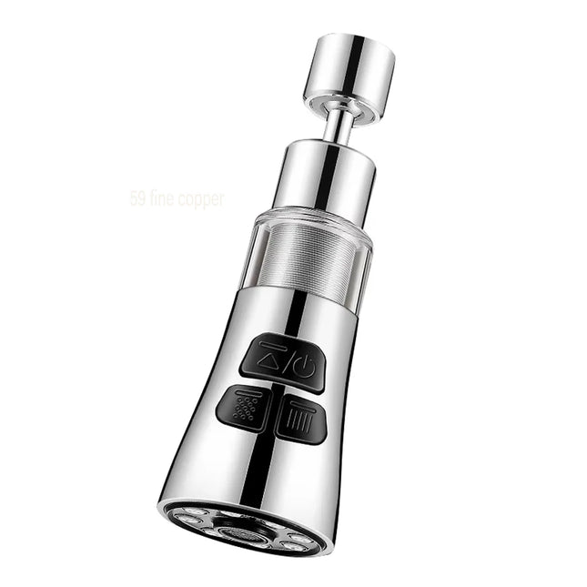 Universal 360° Kitchen Faucet Extender with Filter Function Aerator Splash Filter Washbasin Bubbler Nozzle Aerator for Home Impr