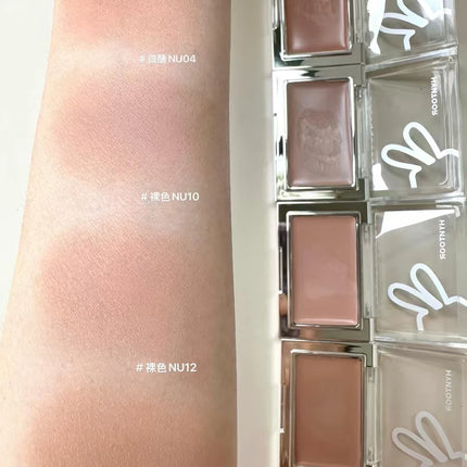 Hyntoor Blush Cream Matte Hydrating Creamy Nude Cheek Tint Concealer Cream Skin Tone Correction Easy to Apply Face Makeup
