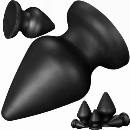 Small Fisting Butt Plug Training Dilator XXXL Huge Anal Plug Super Soft Anal Toys Suction Cup Big sex toy for men Women Buttplug
