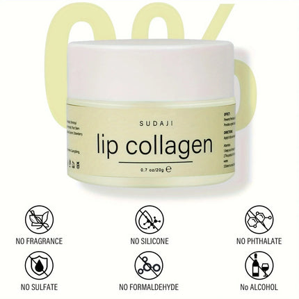 Hyaluronic acid collagen Sleep lip mask 20g deep hydration lasting moisturizing exfoliation day and night can be given as a gift